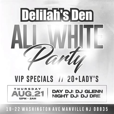 Delilahs Den Manville | Sunday Funday!!! Doors open at 4pm-12am come ...