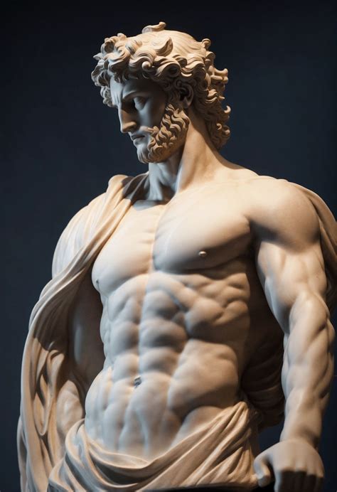 Majestic Greek Muscle: A Sculpted Masterpiece Wallpaper :: Behance ...