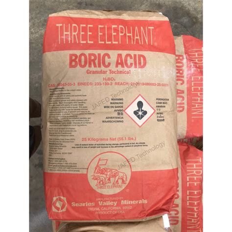 25kgs JAFED Boric Acid Powder Pest Control for Termites Cockroach Ants ...