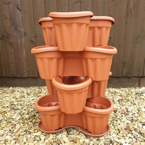 Buy Stacking Strawberry or Herb Tower Planter Online For Only £15 ...