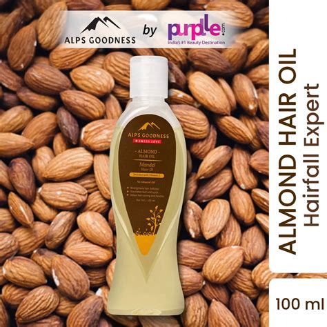 Buy Alps Goodness Almond Hair Oil (100) ml Online | Purplle