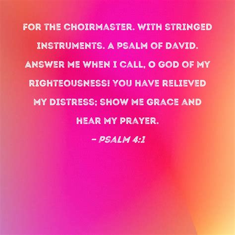 Commentary On Psalms 4