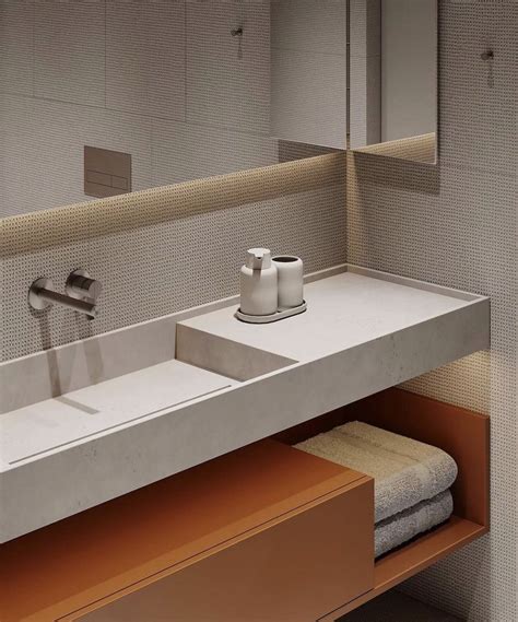 Modern Bathroom Sink with Mirror