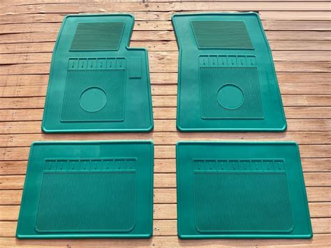 For Oldsmobile Starfire Convertible Rubber Green floor mats set of4 ...