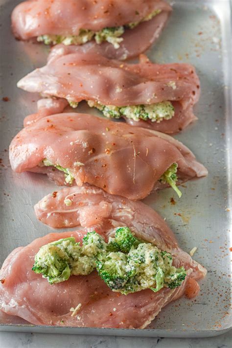 Broccoli Cheese Stuffed Chicken Breast
