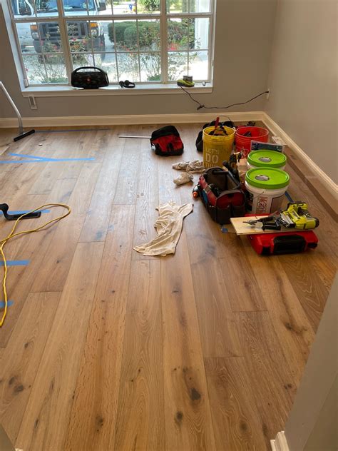 Engineered Oak Hardwood Flooring Install - Odom's Mill