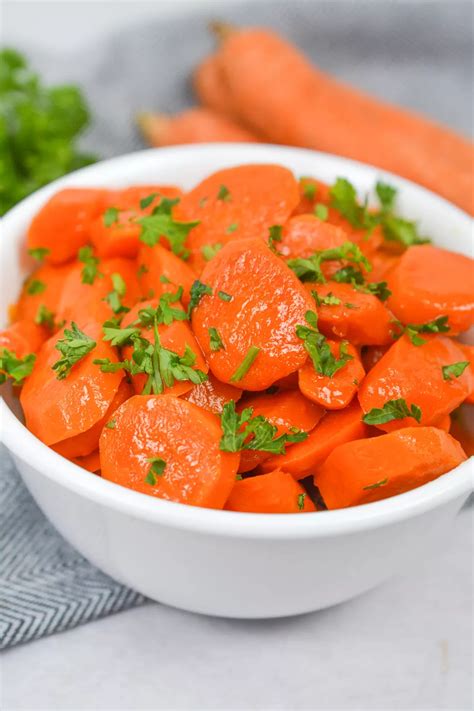 Glazed Carrots With Brown Sugar And Butter