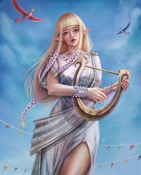 ArtStation - Princess Zelda - Skyward Sword - Ballad of the Goddess