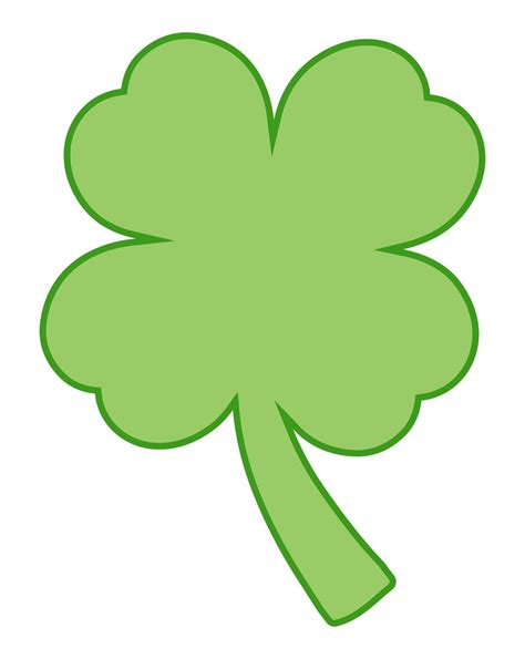 10 best shamrock printable clip art – Artofit