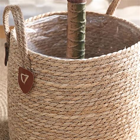 Nathan Hand Made Seagrass Woven Plant Basket