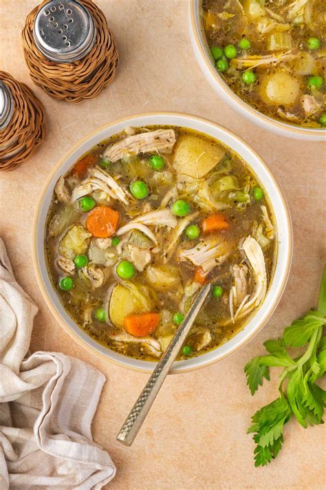 Chicken and Cabbage Soup - One Pot Only — easy recipes using one pot only!