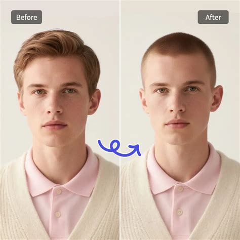 Buzz Cut Filter: Try Realistic Buzzed Hair Online