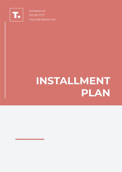 Free One Page Financial Plan Template to Edit Online