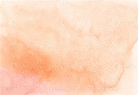 Watercolor pastel peach color background texture. Watercolour backdrop ...