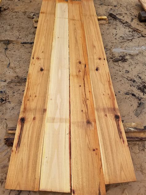 Mineral Stained Red Oak 1"x 8"x 8' 8" - 4 Board Bundle