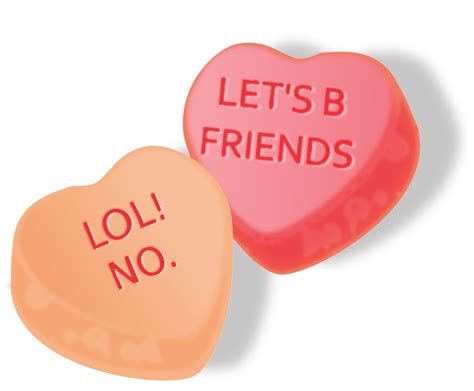 Valentines Day Candy Hearts Clipart Love Conversation Heart - Clip Art ...