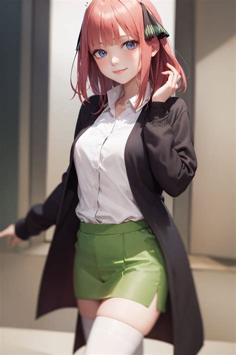 Anime girl in purple bikini sitting on the bed with candle, seductive ...