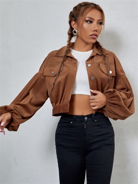 Brown Jacket Outfit, Brown Jean Jacket, Brown Corduroy Jacket, Jacket ...