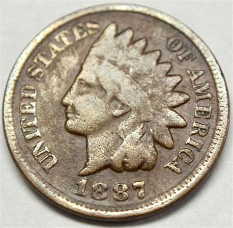 1887 P Indian Head Cent #45 - For Sale, Buy Now Online - Item #901112
