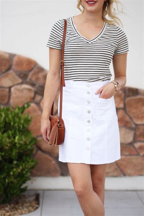Jeans Skirt White at Carmela Schatz blog