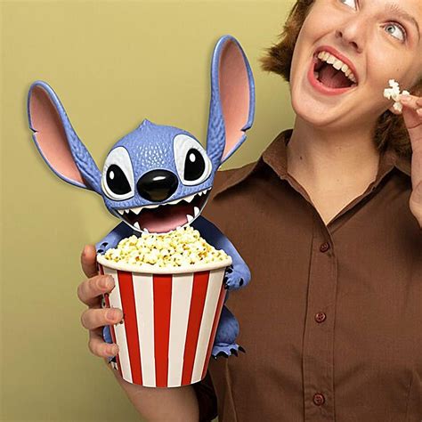 2025 Lilo & Stitch Movie Popcorn Bucket Stitch Desktop Decoration ...