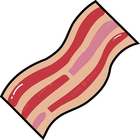 Bacon Icon Vector, Bacon, Bacon Illustration, Breakfast Illustrations ...