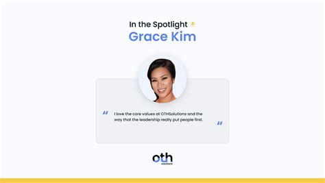 Congratulations: Grace Kim | OTHSolutions