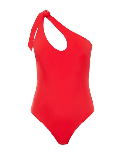 Zimmermann One-piece Swimsuits In Red | ModeSens