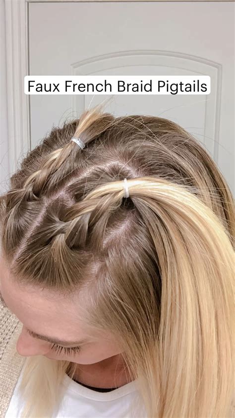 French Braid Pigtails