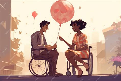 Premium Photo | An Interabled Couple Challenges Stereotypes Engaging in ...