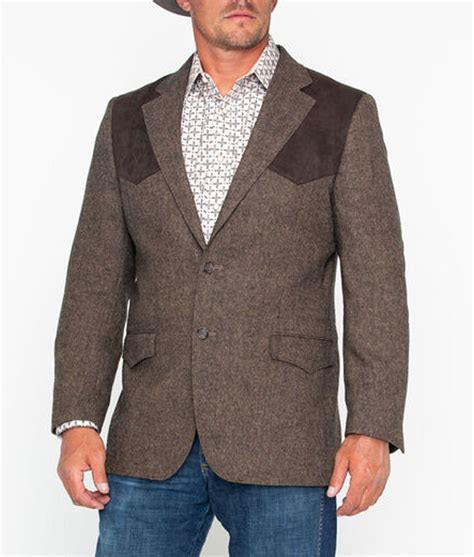 Men's Cowboy Button Western Sport Coat Blazer - Jackets Expert