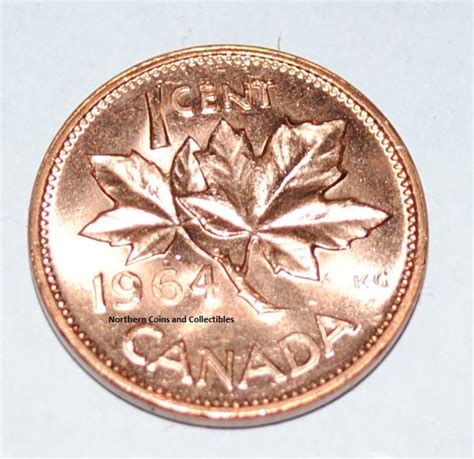 1964 1 Cent Canada Copper Nice Uncirculated Canadian Penny BU - Etsy