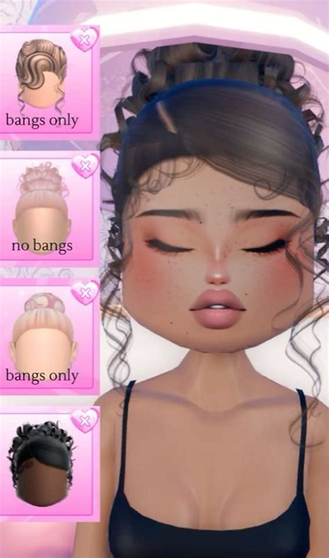 Dti Hair combo!!! 😻😿 in 2025 | Fashion dress up games, Cute messy buns ...