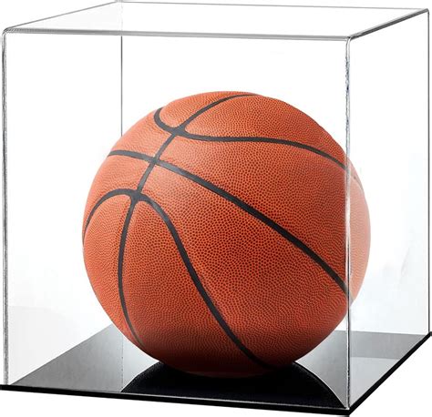 Clear Acrylic Basketball Display Case Football Basketball Helmet ...
