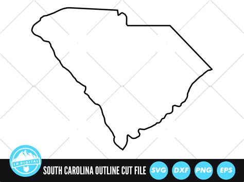 South Carolina Map Outline at Shannon Mcelroy blog
