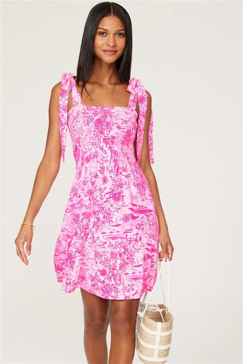 Kailua Smocked Dress by Lilly Pulitzer | Rent the Runway