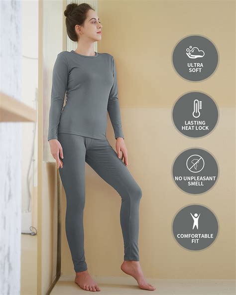 Snapklik.com : WEERTI Thermal Underwear For Women Long Johns