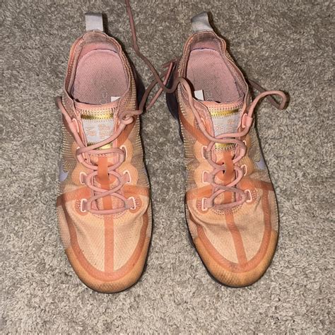 nike vapormax trainers pinky orange colour size uk... | Depop