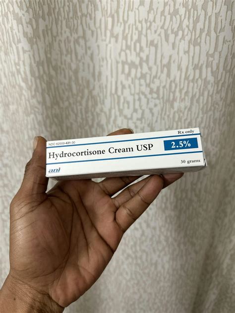 Hydrocortisone Cream 2.5% Topical Corticosteroid 30 Gram Tube- ANI Pha — Mountainside Medical