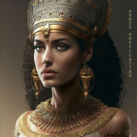 Egyptian queens | Artificial Intelligence Generated Art by digital creator @Ahmed Abdel Fattah ...