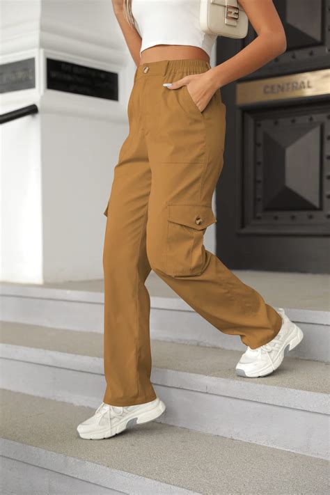 Snapklik.com : Miladusa Womens Cargo Pants High Waisted Hiking Pants ...