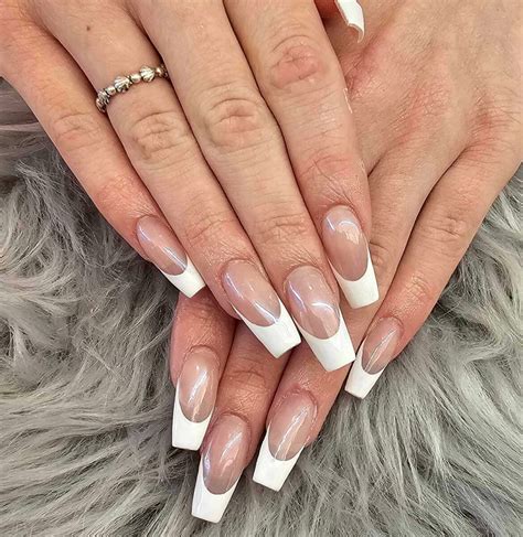 30 Latest Long French Tip Nail Ideas To Try In 2024!