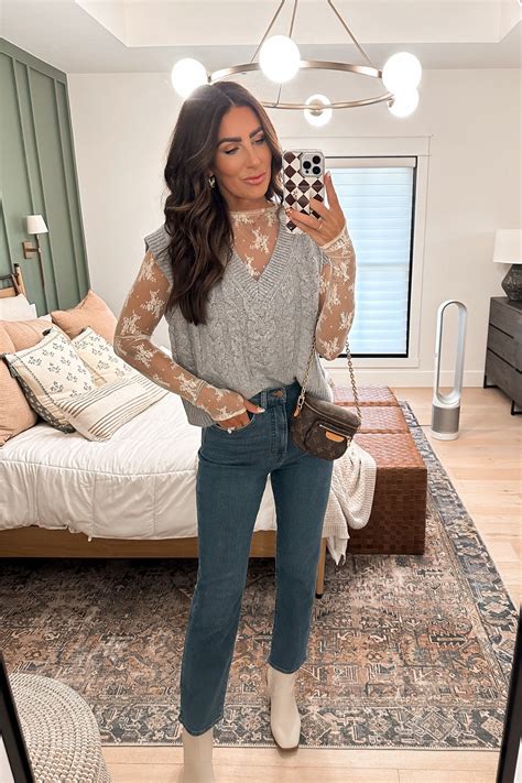 jenagreen920 on LTK | Lace top outfits, Lace shirt outfit, Fashion outfits