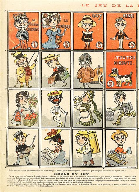 Family Hirsute Board Game | Free Printable Papercraft Templates