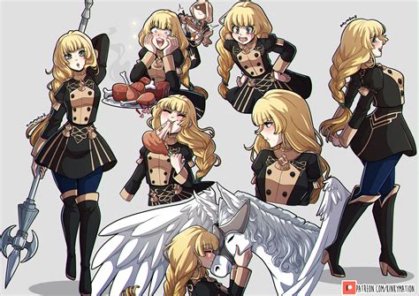 ingrid brandl galatea and mercedes von martritz (fire emblem and 1 more ...