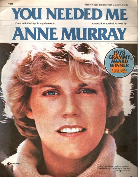 Anne Murray – You Needed Me