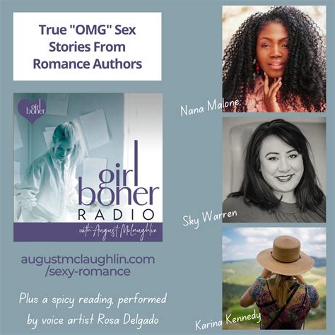 True Sex Stories from Romance Authors — Replay! - August McLaughlin