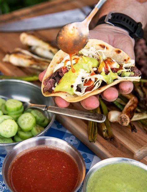 Tacos al Carbon Recipe - Carne Asada Tacos | Hank Shaw