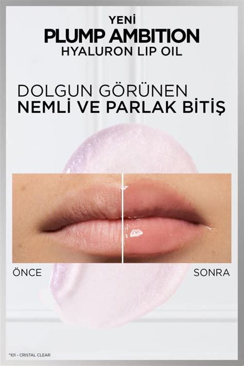 L'Oreal Paris Plump Ambition Hyaluron Lip Oil Besleyici ve Nemlendirici ...