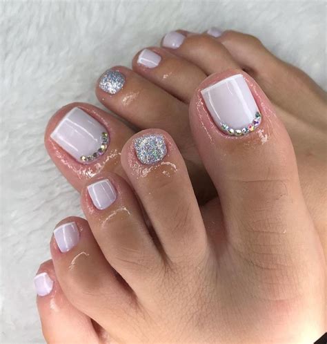 Glitter Toe Nails, Gel Toe Nails, Gel Nails Diy, Acrylic Nails Coffin ...